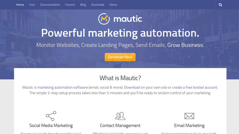 Marketing Automation with Mautic Marketing Automation with Mautic