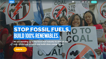 350.org, Wordpress 350.org, Wordpress